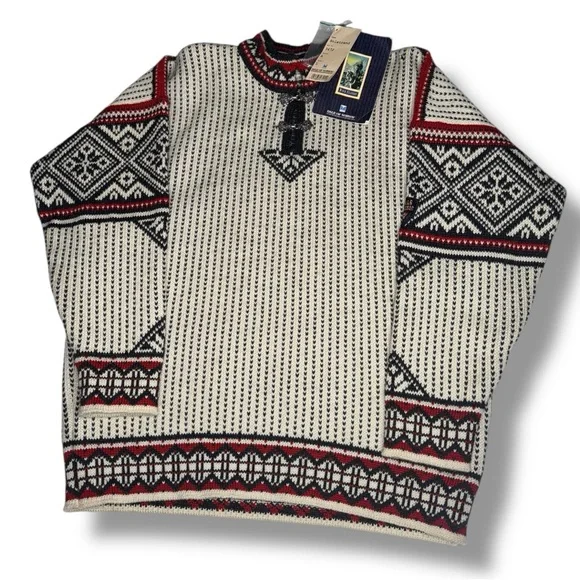 Dale of Norway Solstrand sweater, w/booklet, xtra clasps RARE NWT vintage 90’s - Picture 3 of 13
